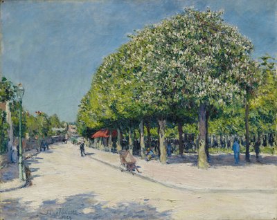 Argenteuil, Fairground by Gustave Caillebotte